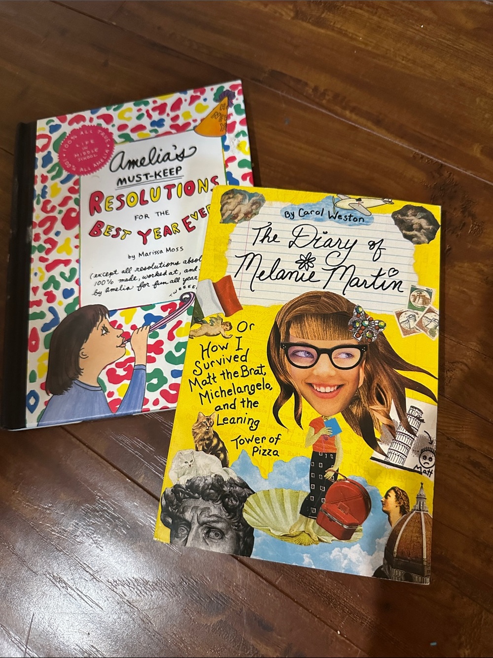 Girls Diary style Book Lot Amelia Marissa Moss Melanie Martin Carol Weston